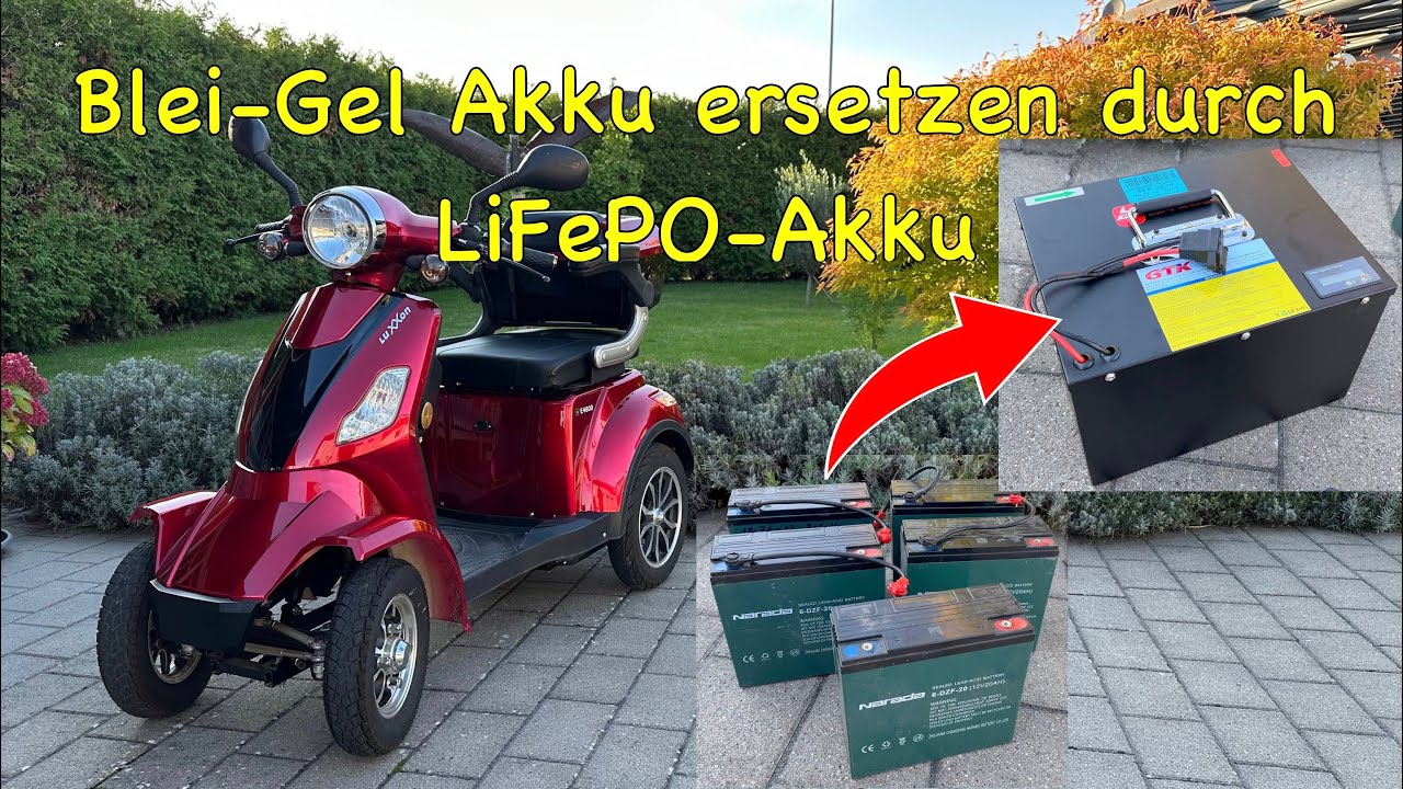 Blei-Gel-Akku durch Lithium ersetzen