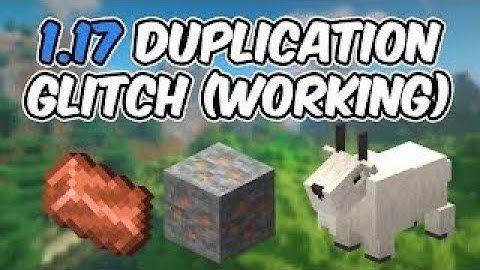 Working 1.17 duplication glitch for Minecraft Bedrock Edition | Xbox, PS4, PS5, Mobile, Windows 10