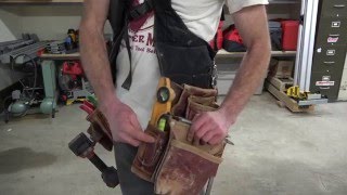 occidental leather tool belt suspenders