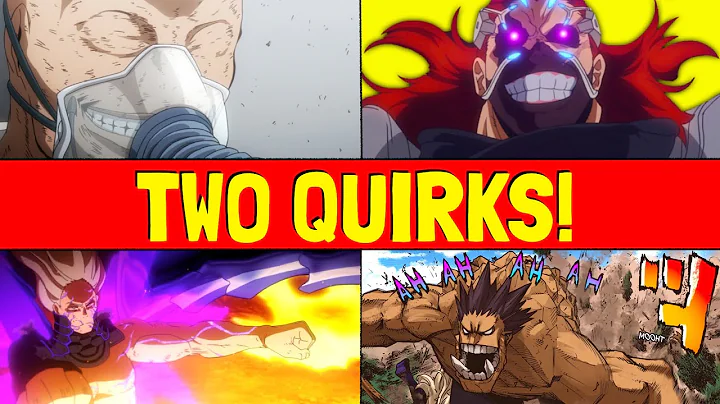 Top 8 STRONGEST Multiple-Quirk users! / My Hero Ac...
