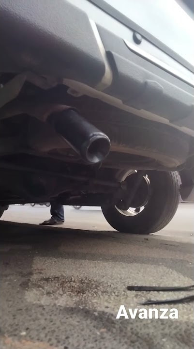 cek sound suara kenalpot srigala di mobil avanza