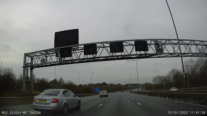 UK Motorways - M6 J2 (Coventry) to J10A (M54)