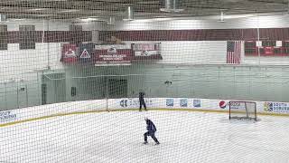 Avalanche&#39;s Nathan MacKinnon skating, appears uninjured