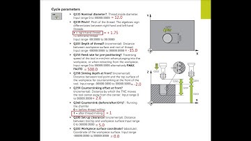 Heidenhain TNC640- Fixed Cycles | HELICAL THREAD DRILLING/MILLING Cycle 265 | M16x2.0 - Tutorial 23