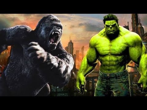 Hulk Vs king Kong original fight, Hulk, King Kong, Best fight, Hulk...