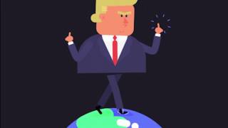 Satirical Donald Trump Boot Animation