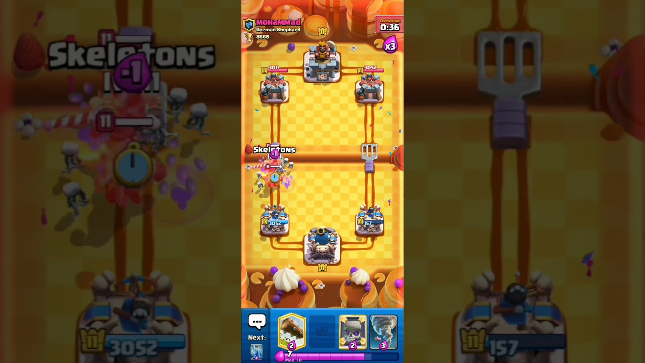 name card combo that I can't diffend with 5 elexir