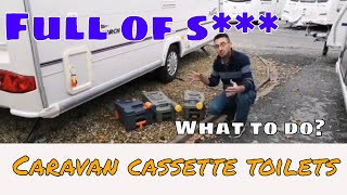 Caravan toilet cassette  cassette toilet how it works