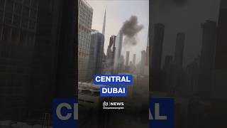 Central Dubai Building Hit By Debris After Intercepted Projectile