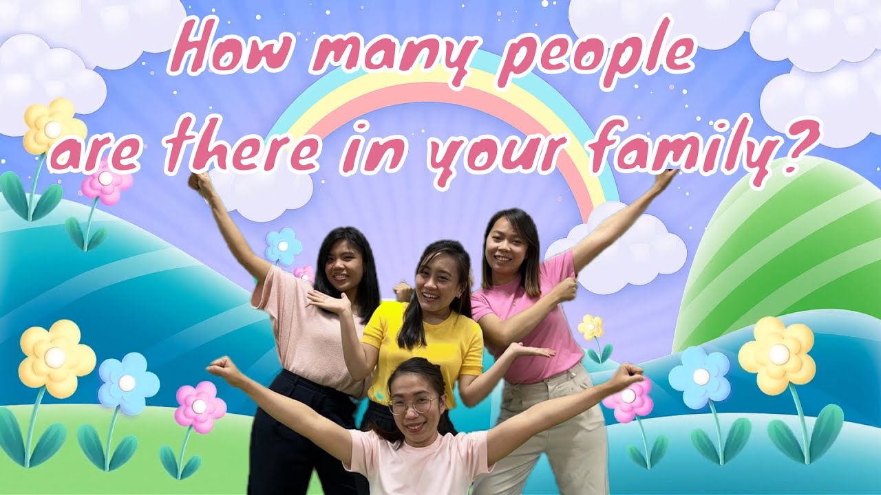 【高学年】Family Day (How many people are there in your family?)｜English Fun Time ＃45 　境町英語　（小学校）