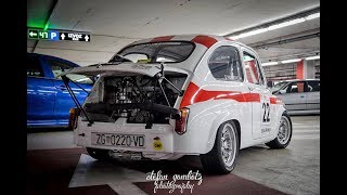 FIAT ABARTH 850 TC / TCR EXHAUST SOUND 1964 Abarth 850 T C Walkaround Startup And Sound