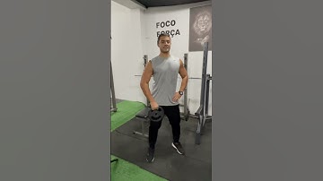 Remada alta unilateral com anilha - prof. Matheus Gomes