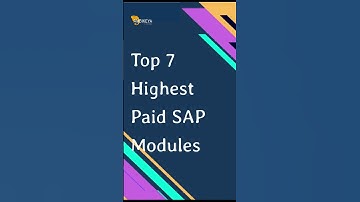 Top 7 best betaalde SAP-modules || Beste SAP-training #SAPHANA #SAPSuccessFactors #SAPFICO #SAPSD
