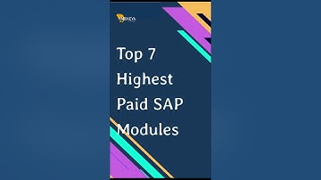 Top 7 best betaalde SAP-modules || Beste SAP-training #SAPHANA #SAPSuccessFactors #SAPFICO #SAPSD