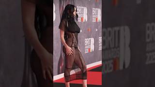 Charli XCX wears a sheer dress to the Brit Awards!