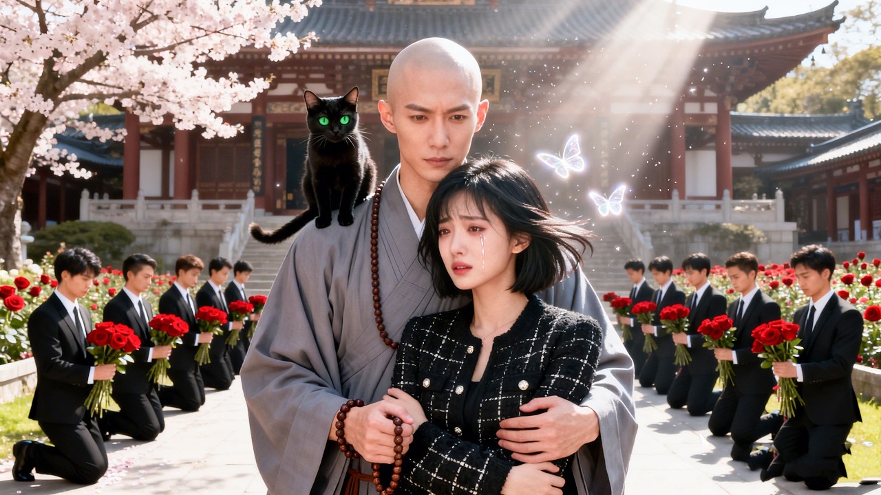 Betrayed by a jerk, she finds an ascetic monk. He's addicted to her warmth and clings nightly!