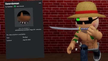 How to get the (Swordsman) Badge & Morph in Piggy RP : Infection