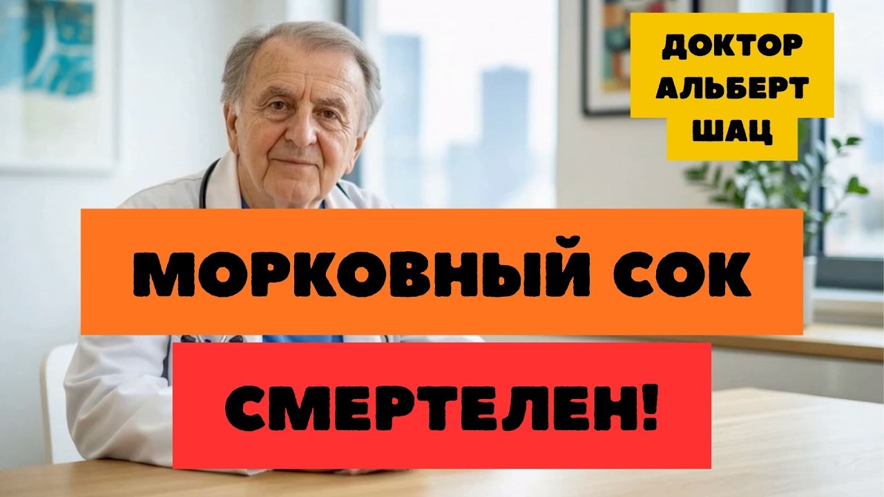 БУДЬТЕ ОСТОРОЖНЫ! 1 СТАКАН этого СОКА может СТАТЬ ПОСЛЕДНИМ! Роковая ошибка долгожителей! Доктор Шац