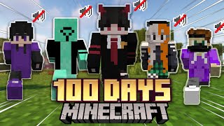 Can 10 Creators Survive 100 Days in Minecraft without communicating...