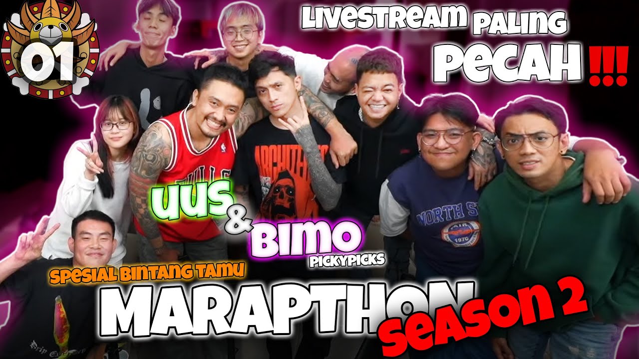 REZA ARAP x UUS x BIMO STREAMING PALING GOKIL DAN SERU ❗❗❗ Ngakak terus sampe akhir🤣-yb Marapthon S2