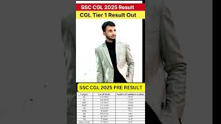 SSC CGL Tier 1 Result 2025 Out | Cut Off Marks | Merit List PDF Download#SSCCGL #SSCCGLResult2025