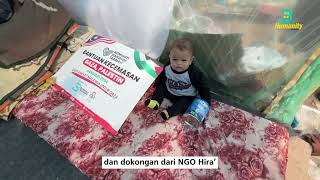 Bantuan Kecemasan Susu Dan Pampers Untuk Anak Yatim Gaza