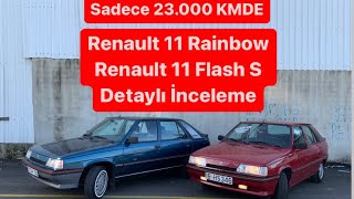 Renault 11 Flash S 1.7 & Rainbow 1.6 İnceleme 23.000 Kmde Klimalı