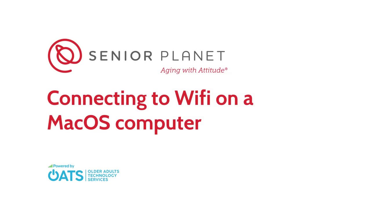 Connecting to WiFi on MacOS