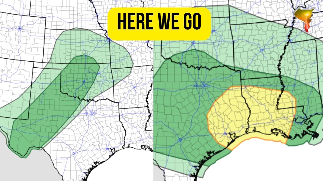 Big System to Bring Two+ Days of Severe Weather Risks - YouTube