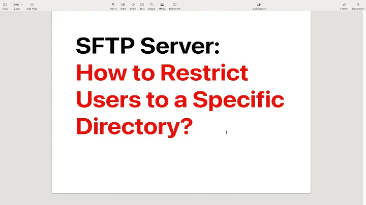 How to restrict SFTP users to a specific directory on Ubuntu Linux 20.04 LTS
