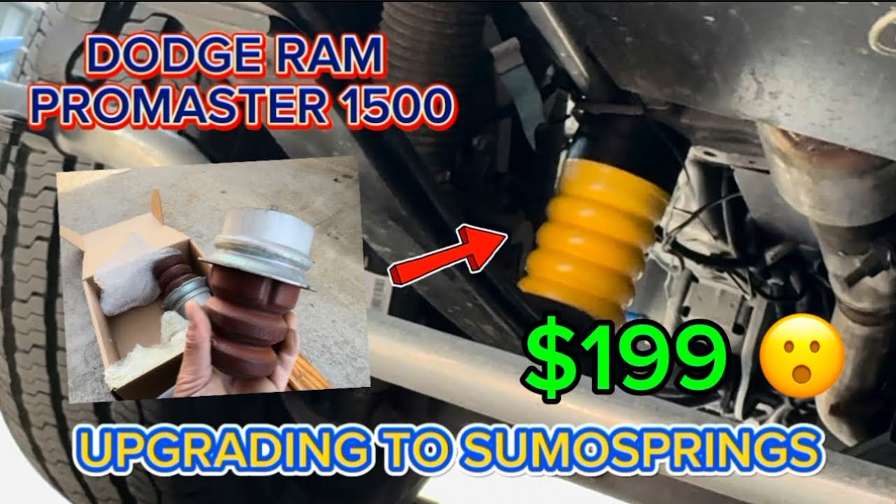 Ram Rize SUMOSPRINGS Upgrade for our RAM PROMASTER | THOR RIZE 2023 - YouTube
