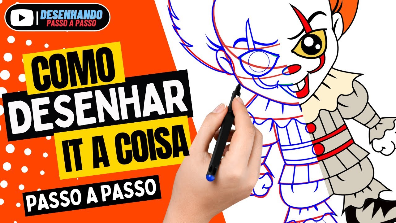 Como Desenhar IT A Coisa em Estilo Chibi - Tutorial Passo a Passo Fácil ...