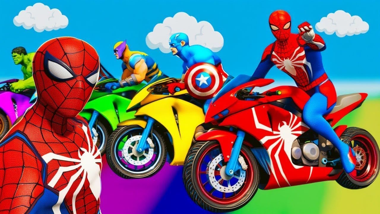 الرجل العنكبوت انقاذ باتمان Spider-Man Rescue batman vs iron man vs venom funny Game