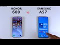 مقارنة السرعة HONOR 600 ضد SAMSUNG A57 mp3