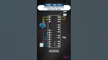 HDE TECH | HƯỚNG DẪN ĐẤU NỐI BIẾN TẦN ABB #hdetech #hde #tựđộnghóa #bientan