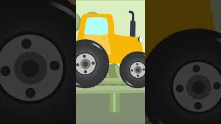 Tractor Car Garage #trending #viral #shorts #ytshorts #kidscartoon #umiuzi