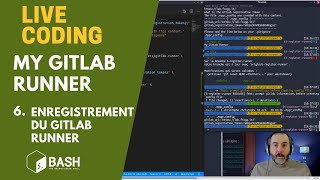 Details 💻 6. Registering the GitLab Runner | Live Coding | Bash | My GitLab Runner | Guide