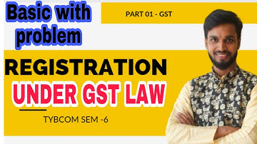 2023 Updates Registration under GST।B.COM Semester 6th । Who is eligible for Registration। #sawsir