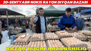 картинка: 20-СЕНТЯБРЯ НОКИС РАЙОН ДИЙХАН БАЗАРЫ БАХАЛАРЫ 