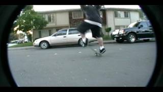 Peter Doing A Kickflip