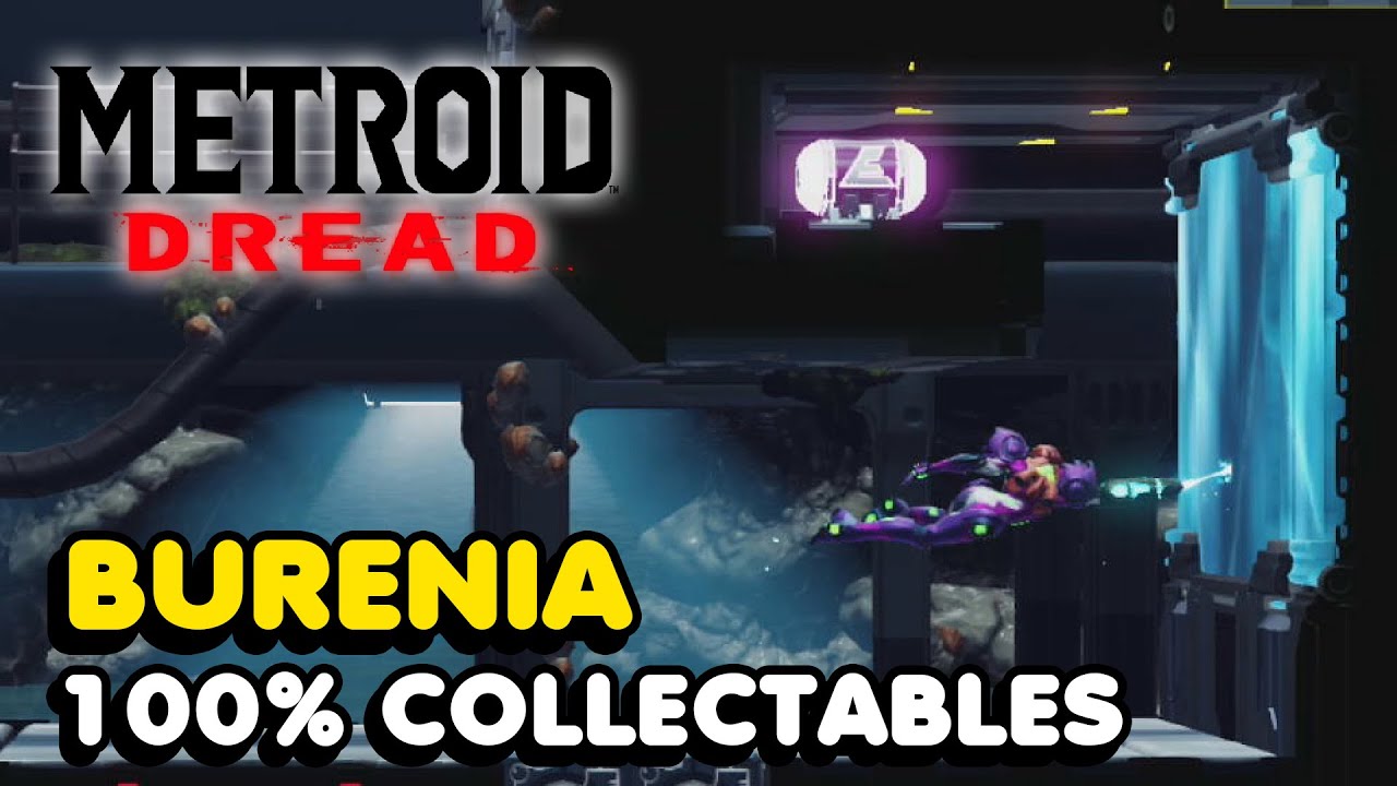 Metroid Dread - Burenia 100% All Collectable Locations Guide - YouTube
