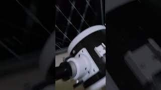 Telescope, moon and the window