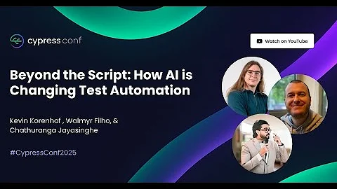 Beyond the Script: How AI is Changing Test Automation | Walmyr F, Chaturanga S, Kevin K