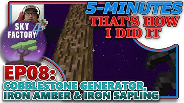 [SKYFACTORY 4] EP08 - HOW TO MAKE APPLE SAPLING, ACACIA SAPLING & IRON SAPLING (HELP/TUTORIAL)