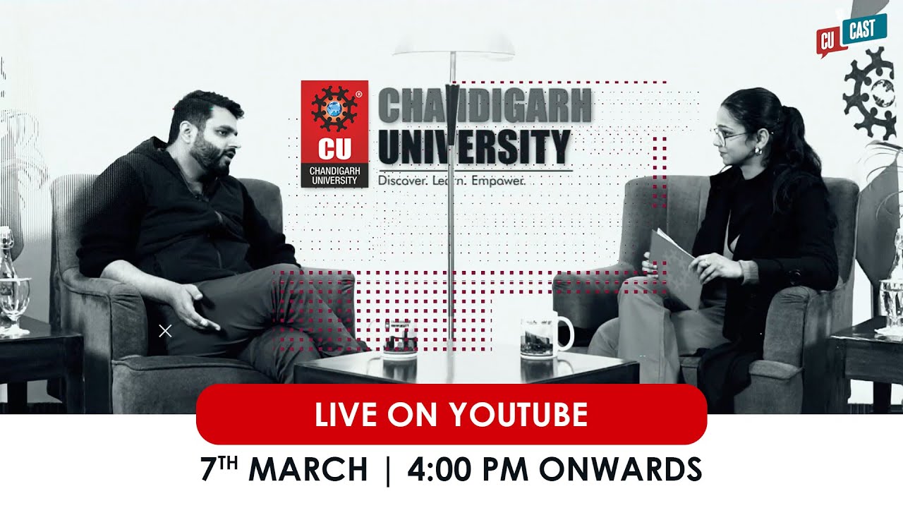 CU CAST with Mr. Sidhantt Suri, CEO at Urban Harvest - Chandigarh University