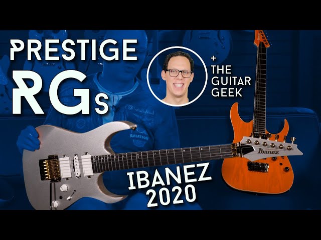 The brand new 2020 Prestige RGs from Ibanez - YouTube