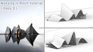 Massing in Revit tutorial ( Mass 3 )