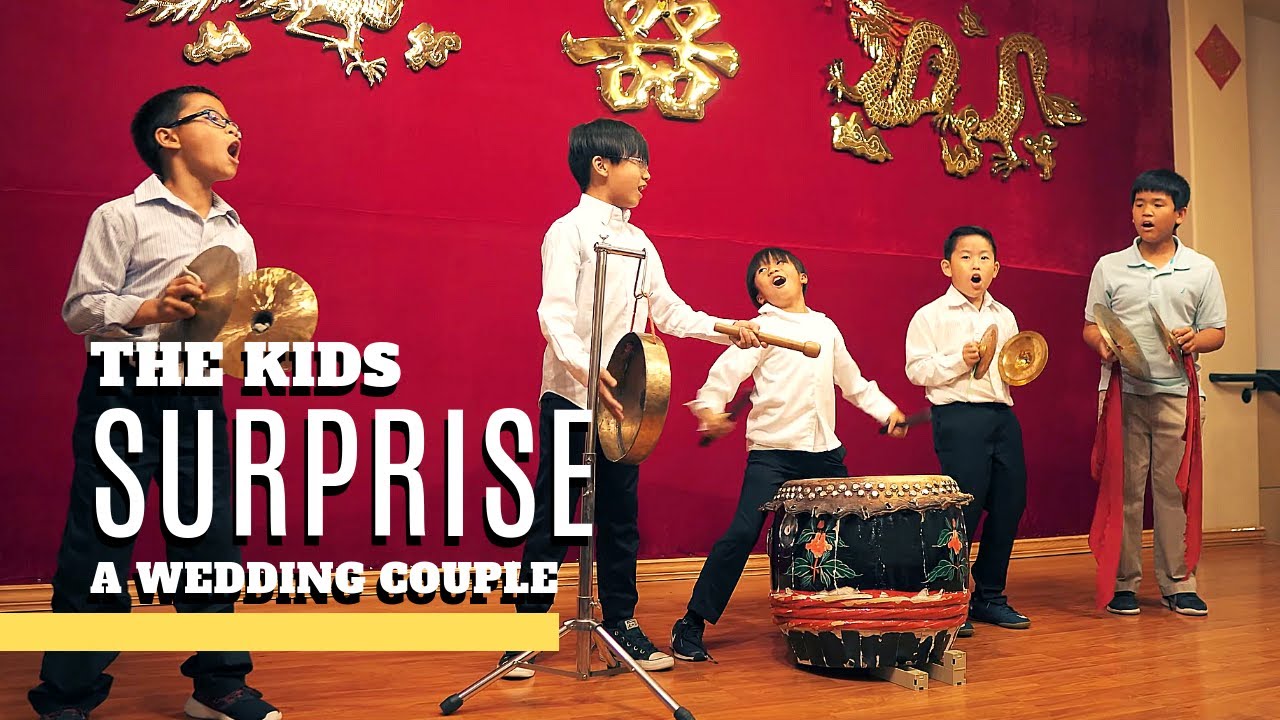 Kids Surprise Lion Dance Show at Wedding in 2019