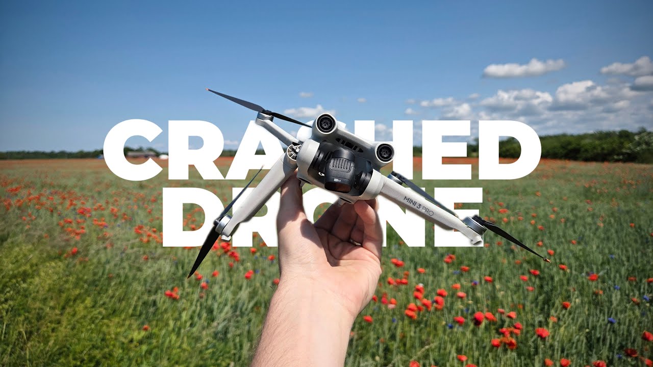 I crashed my drone beautifully!