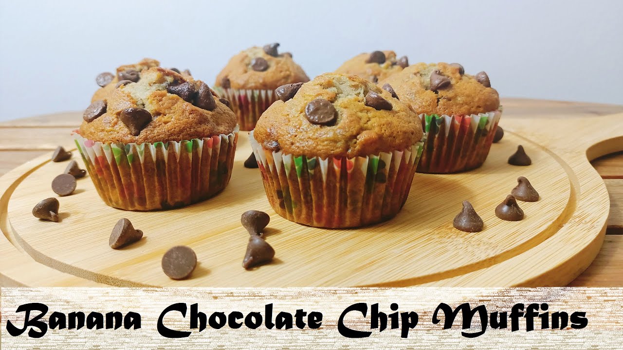 BANANA CHOCOLATE CHIP MUFFINS YouTube